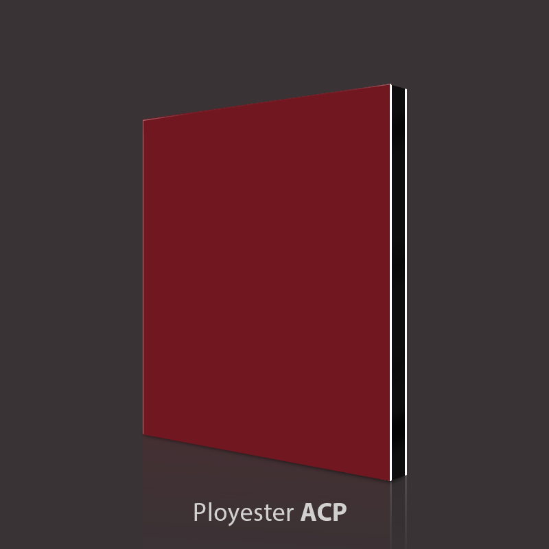 Light Rose Red Aluminum Composite Panel