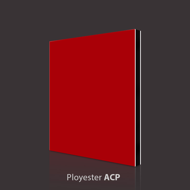 Red PVDF Aluminum Composite Panel